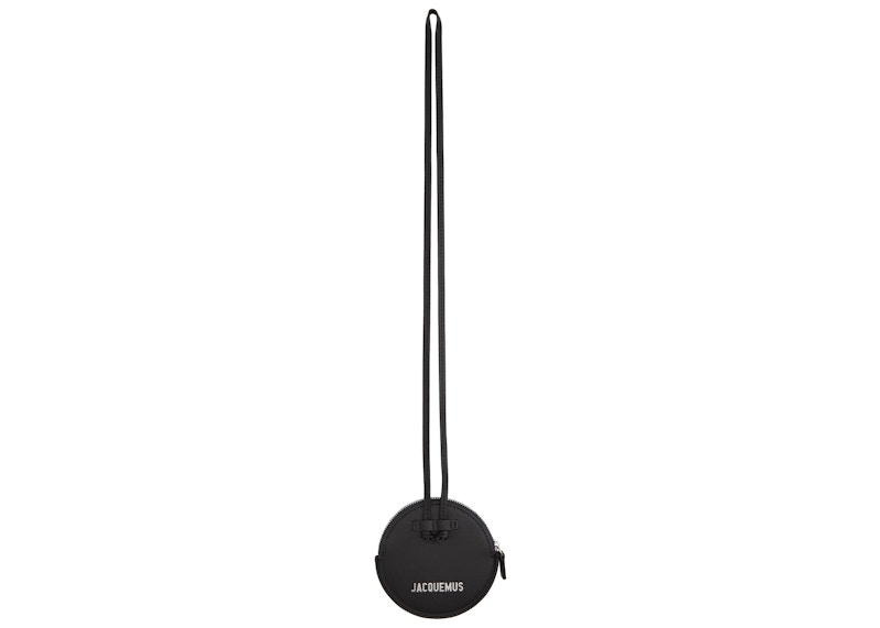 Jacquemus La Montagne Le Pitchou Round Coin Purse Black