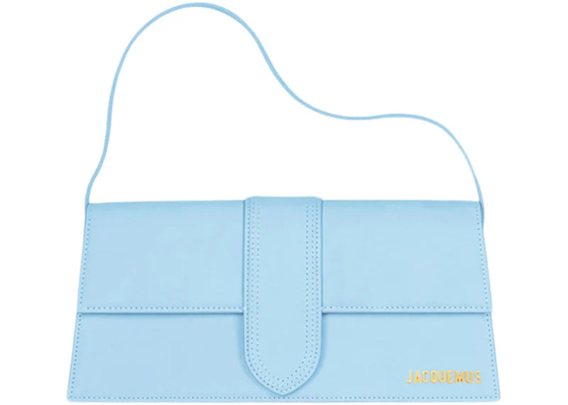 Jacquemus Le Bambino Long Flap Shoulder Bag Light Blue