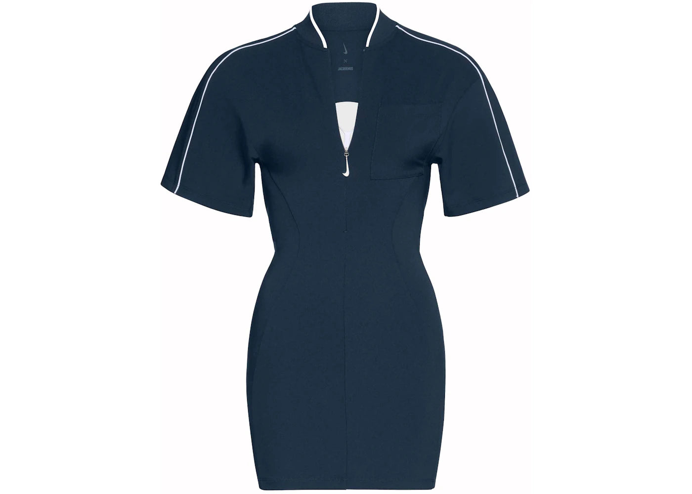 Jacquemus x Nike Shorts-Sleeved T-Shirt Dress (Asia Sizing) Dark Navy
