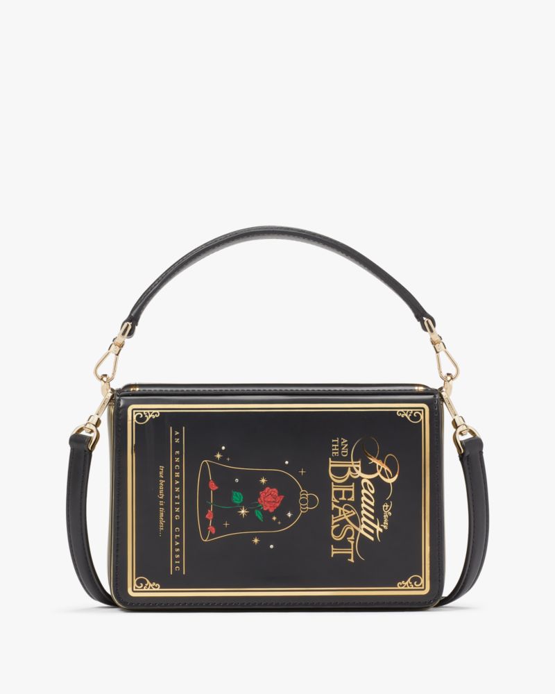 KateSpade Disney X Kate Spade New York Beauty And The Beast 3d Book Crossbody Black Multi