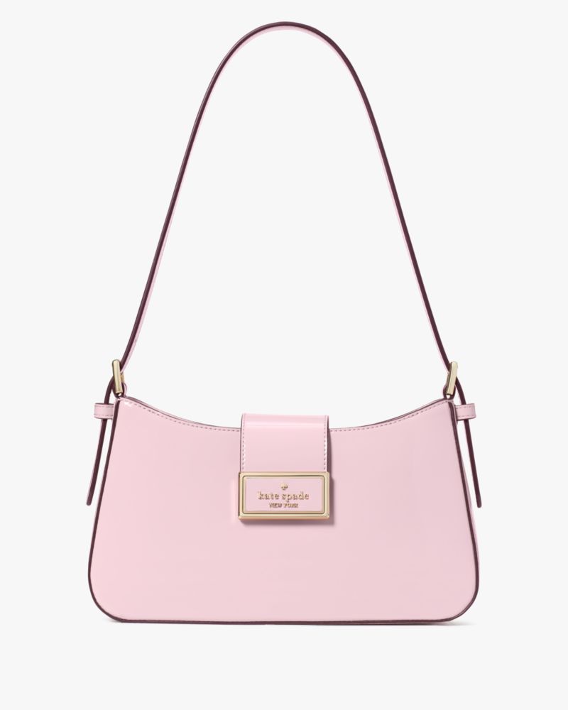 Reegan Patent Fabric Small Shoulder Bag