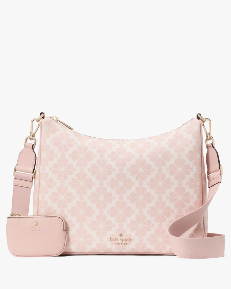 Spade Flower Large Crossbody With Pouch