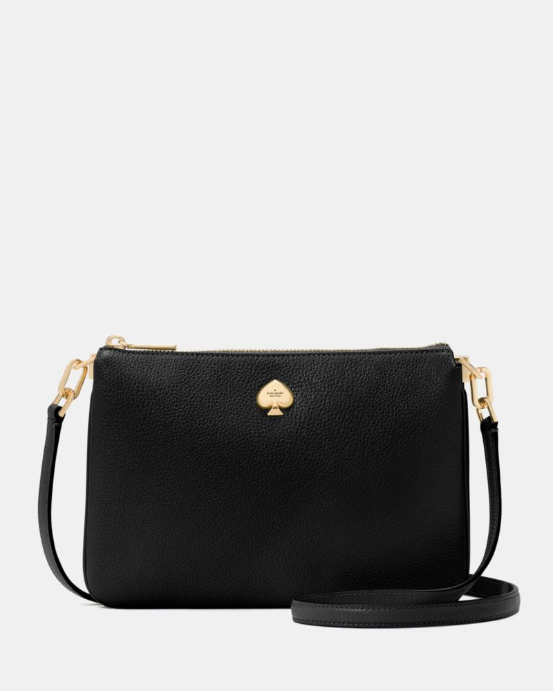 KateSpade Kayla Triple Crossbody Bag Black