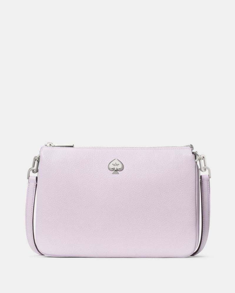 KateSpade Kayla Triple Crossbody Bag Light Frozen Lilac