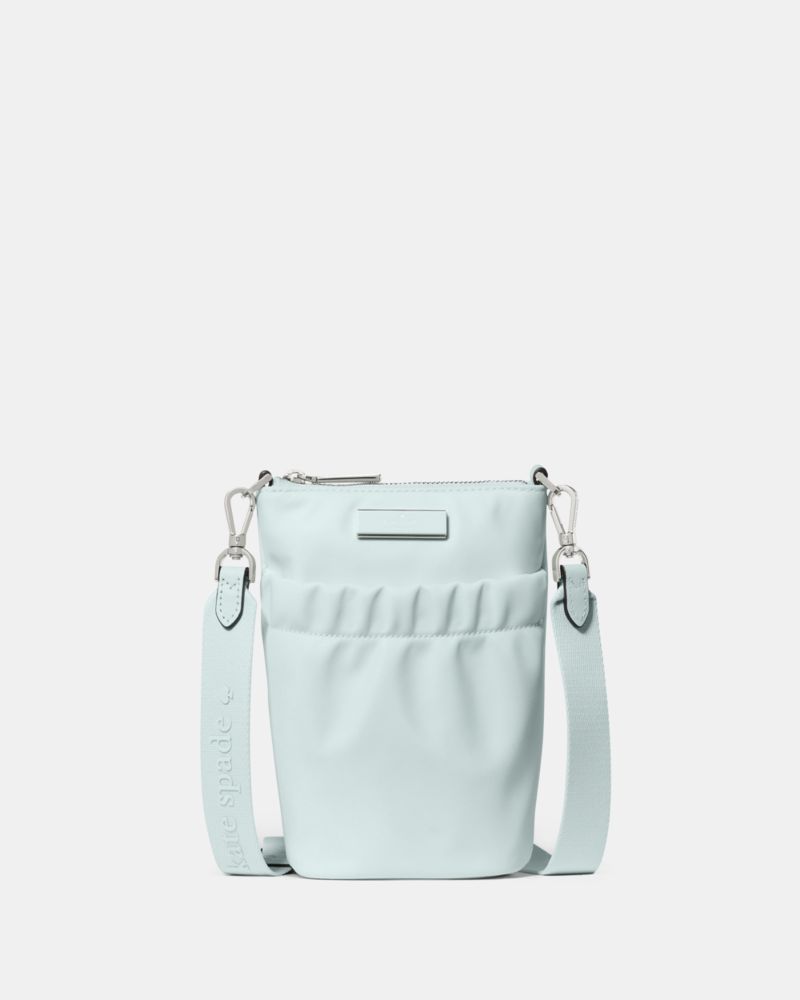 KateSpade Carter Nylon Phone Crossbody Bag Crisp Sky