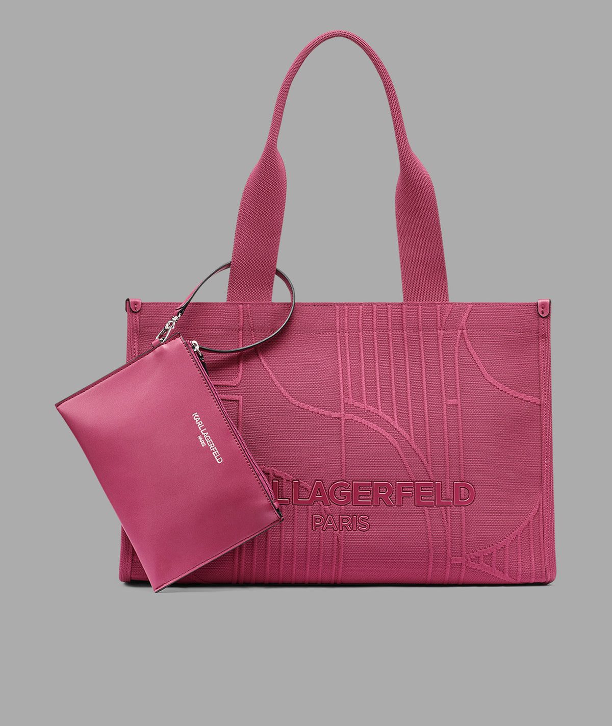 KarlLagerfeld Kristina large tote currant