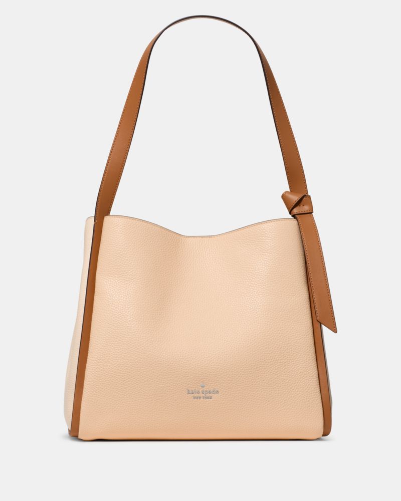 KateSpade Knott Colorblock Large Carryall Crisp Peach Multi