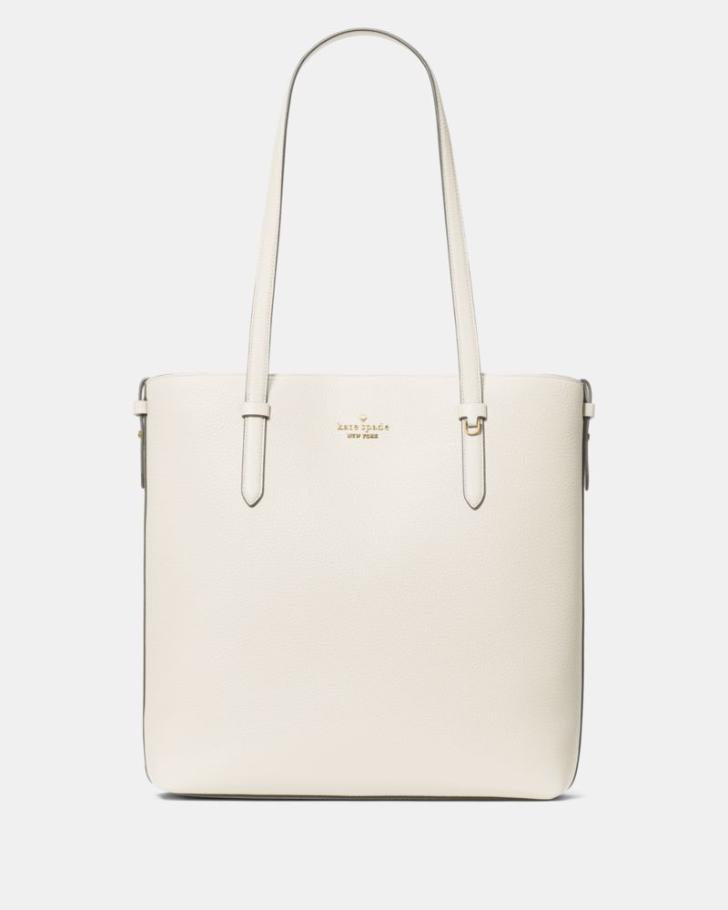 KateSpade Juliette Leather Medium Tote Meringue