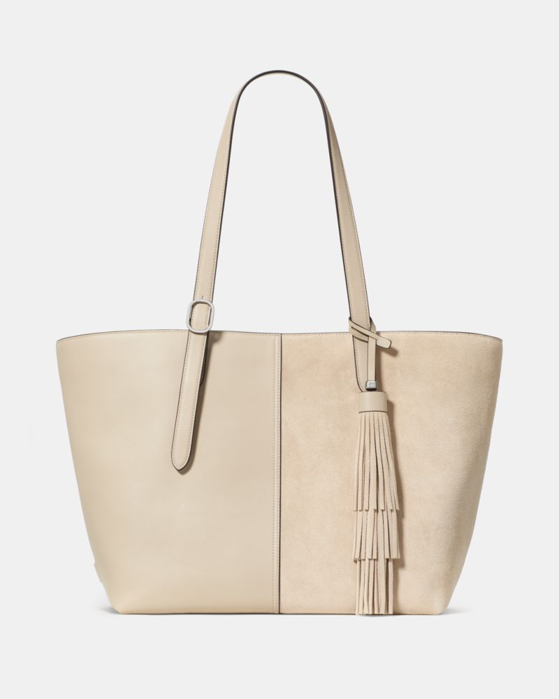 454 Suede Fringe Tote Bag