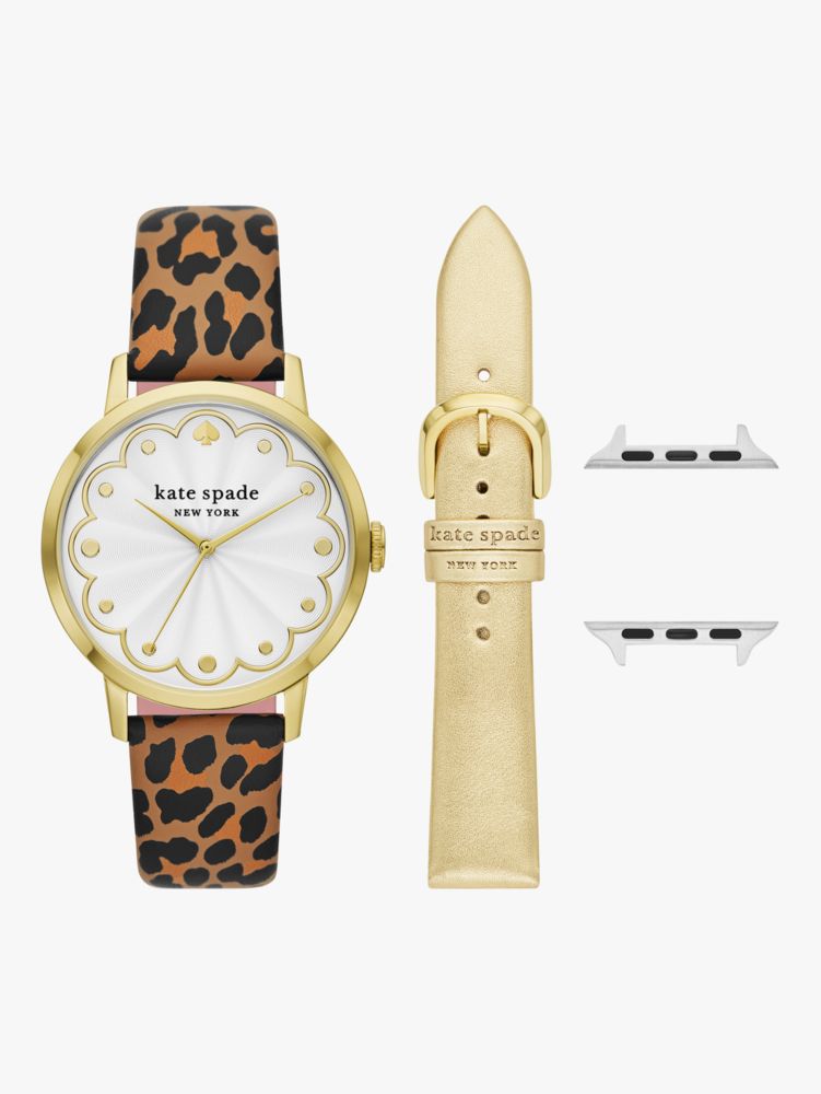 Leopard Cross Compatible 38/40/41mm Band Set For Apple Watch®