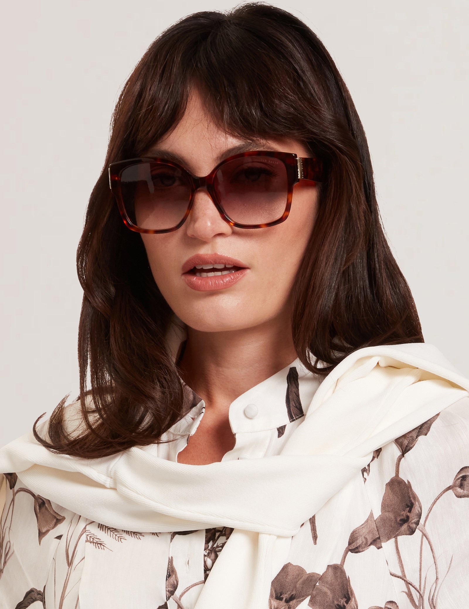 Ted Baker Linia Oversized Square Hardware Detail Sunglasses Women's