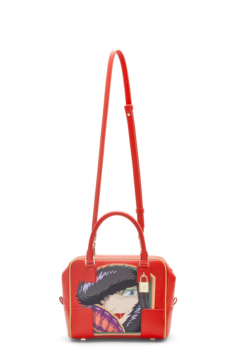Loewe x Howls Witch Of The Waste Amazona 19 Bag In Nappa Calfskin Red