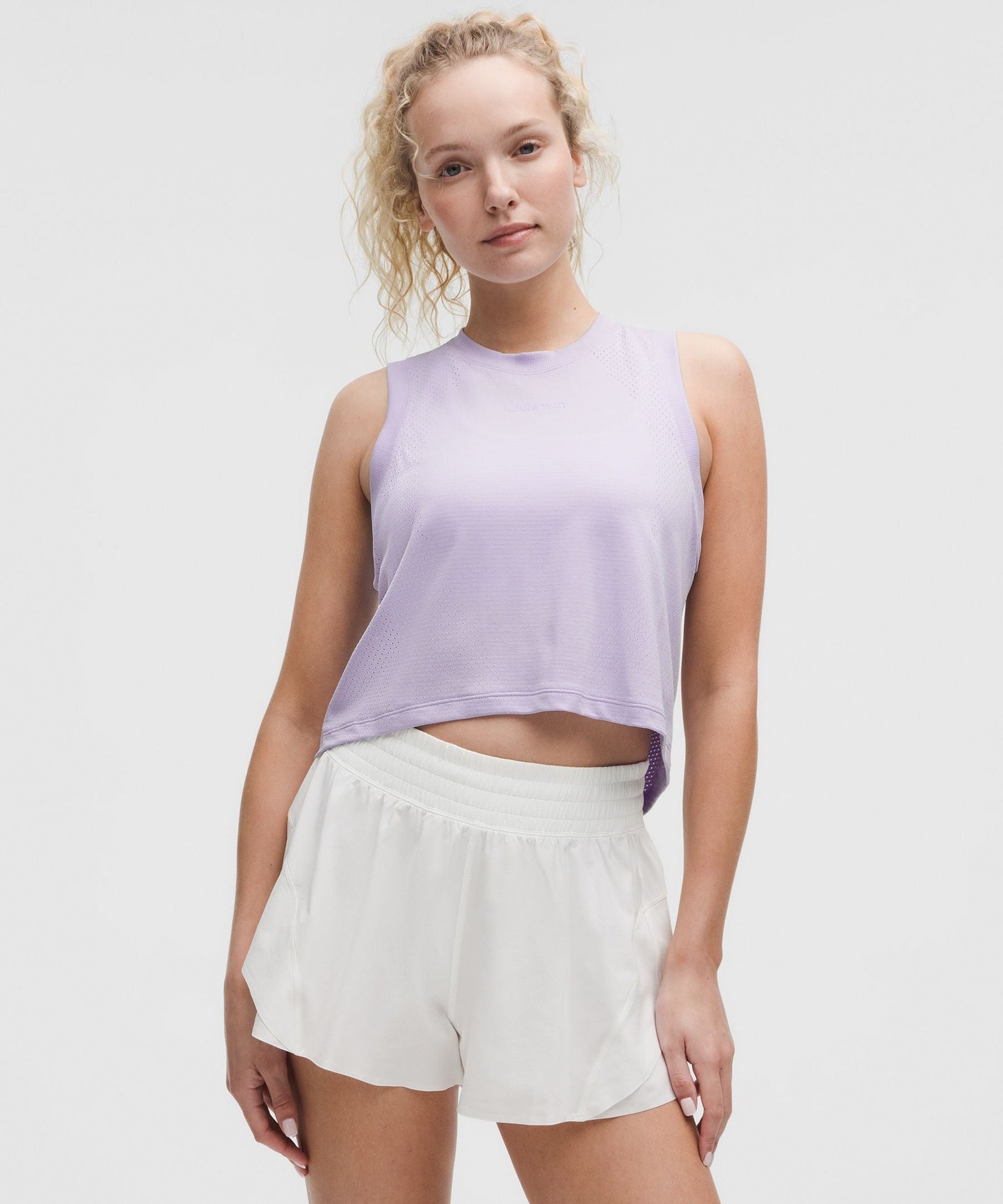 Lululemon Women's Swiftly High-Low Cropped Tank Top