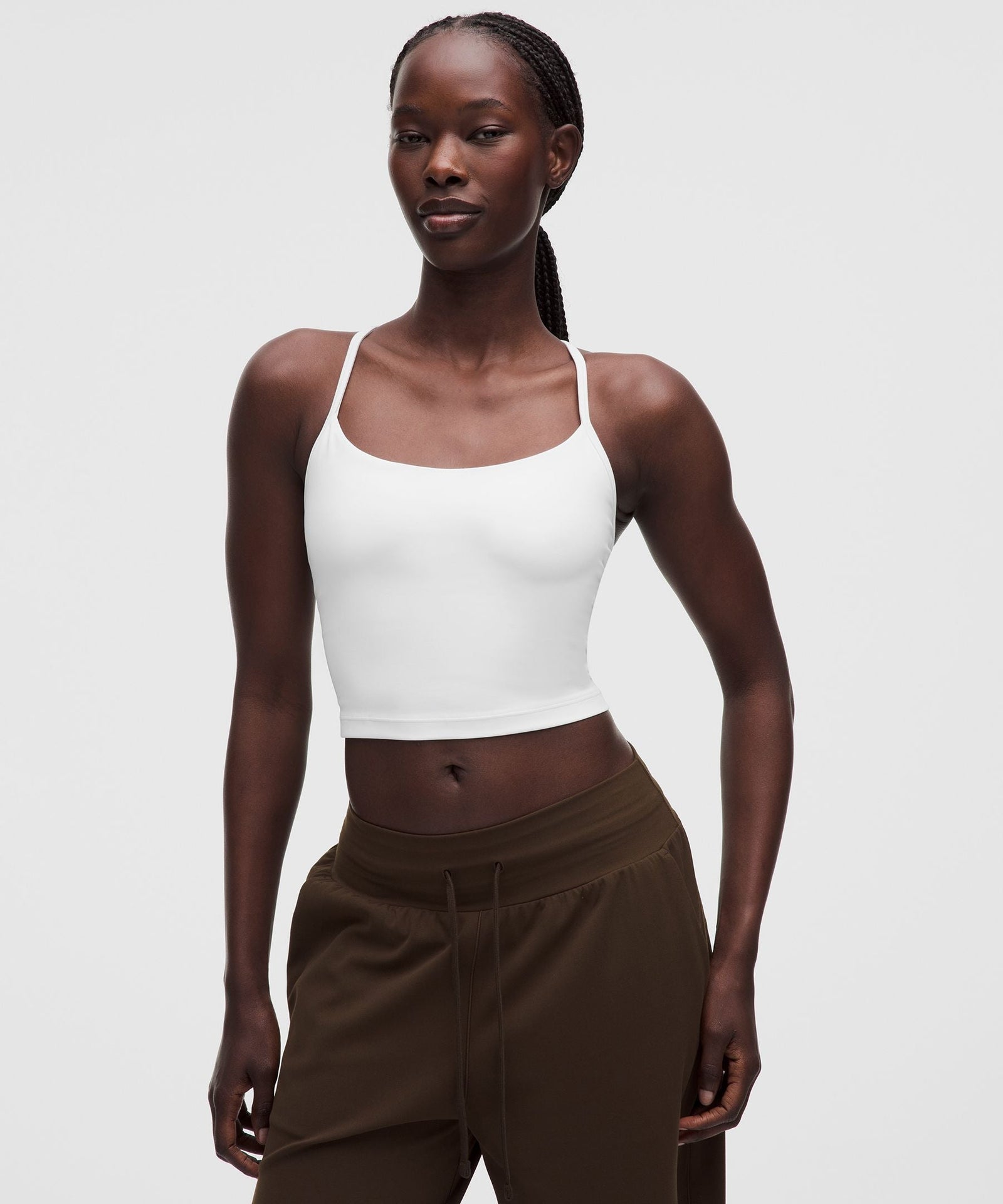 Lululemon Women's Flow Y Cropped Tank Top *Light Support, B/C Cup