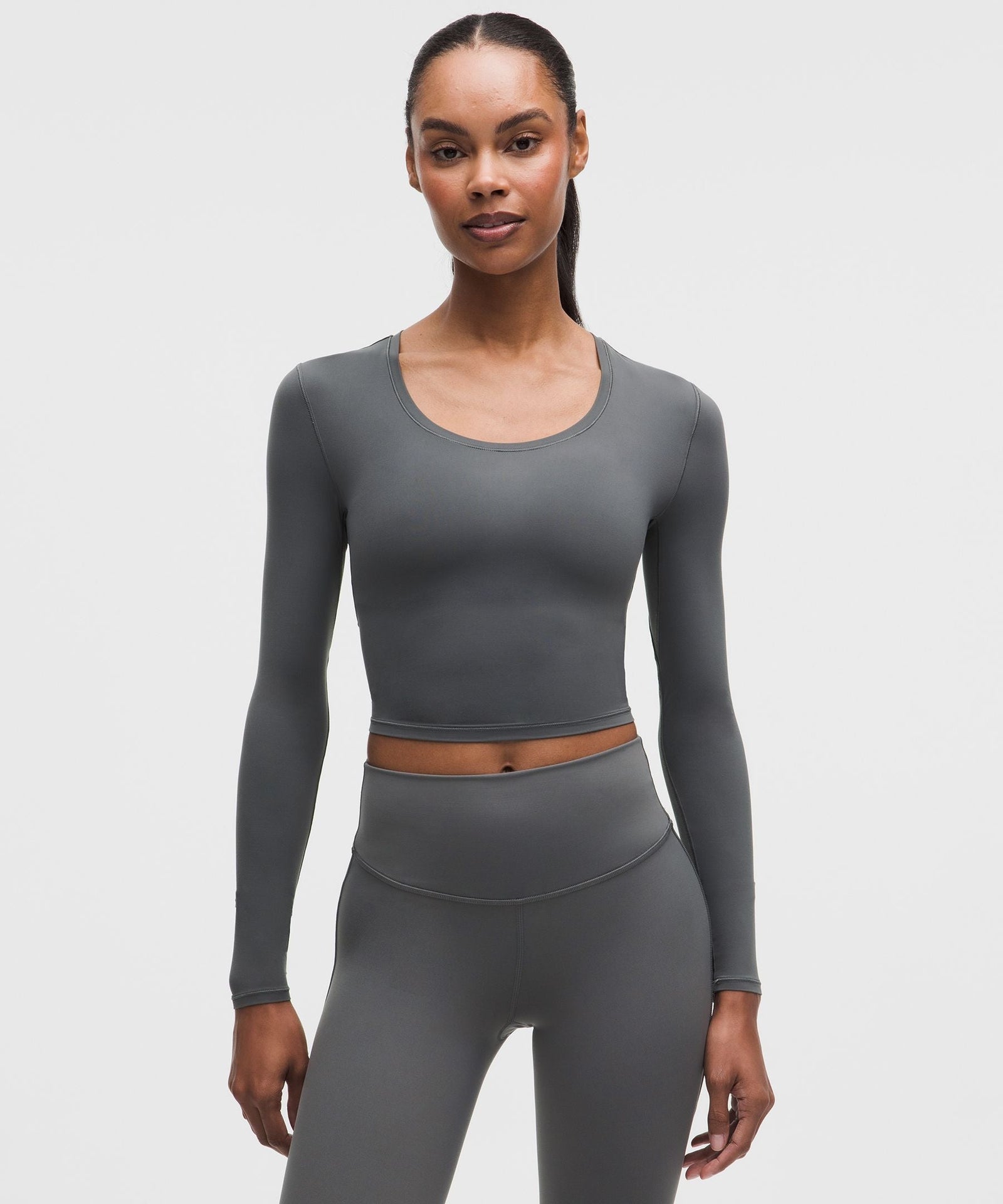 Lululemon Women's Unrestricted Power Cropped Long-Sleeve Shirt