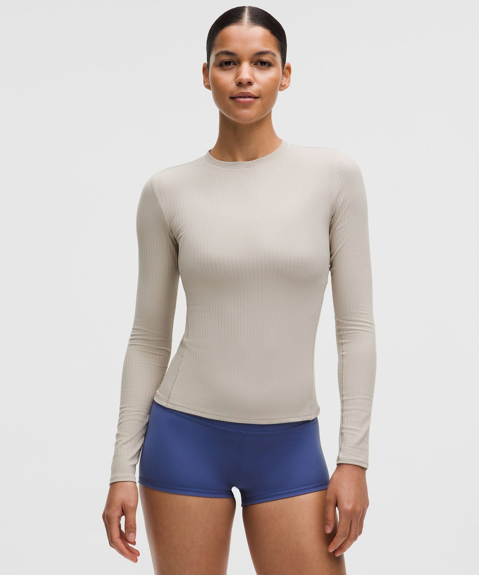 Lululemon Women's Wundermost Ultra-Soft Ribbed Nulu Crewneck Long-Sleeve Shirt