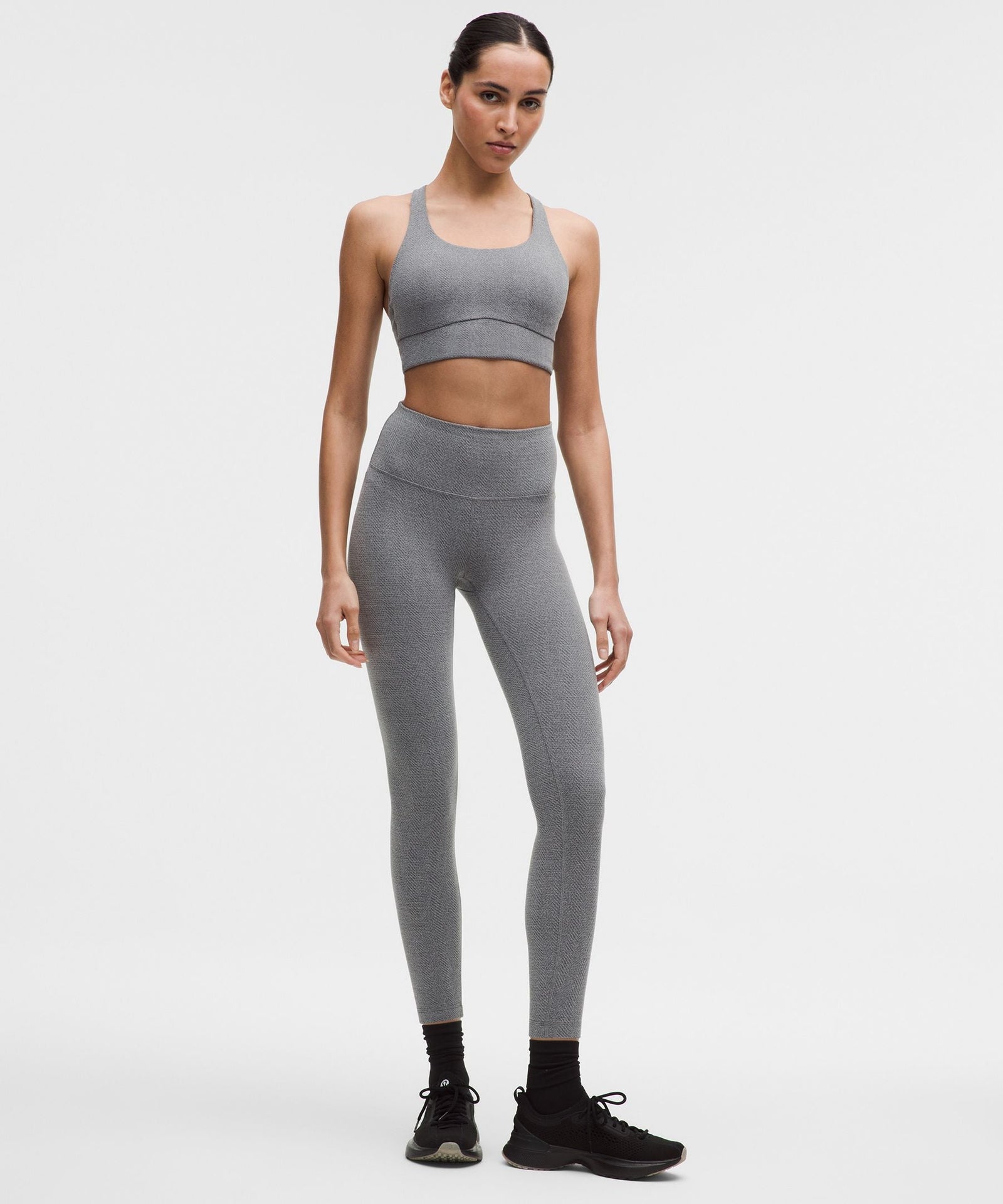 Lululemon Women's Wunder Train High-Rise Tight 25" *Herringbone