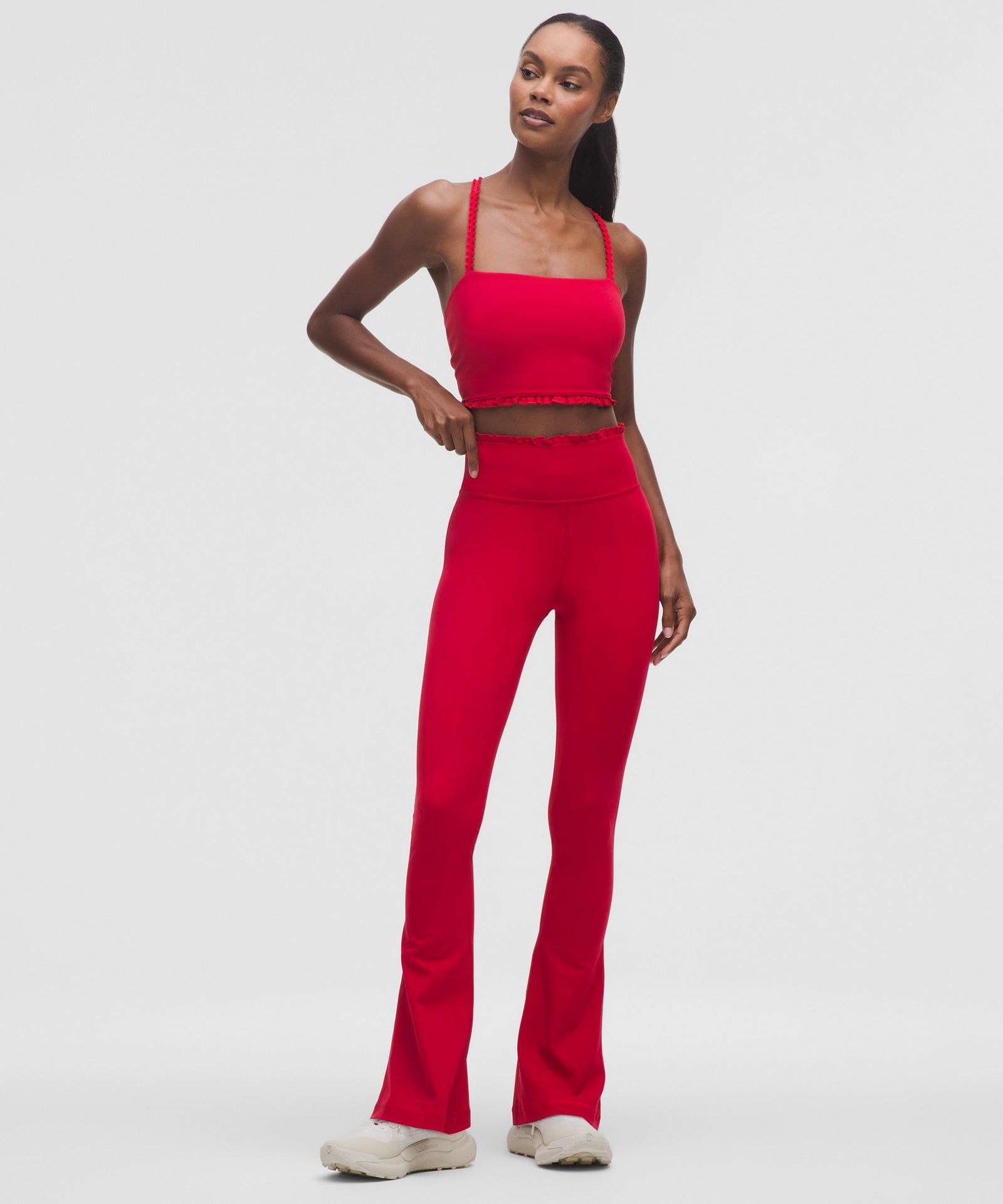 Lululemon Nulu Ruffle-Trim Flared Pant