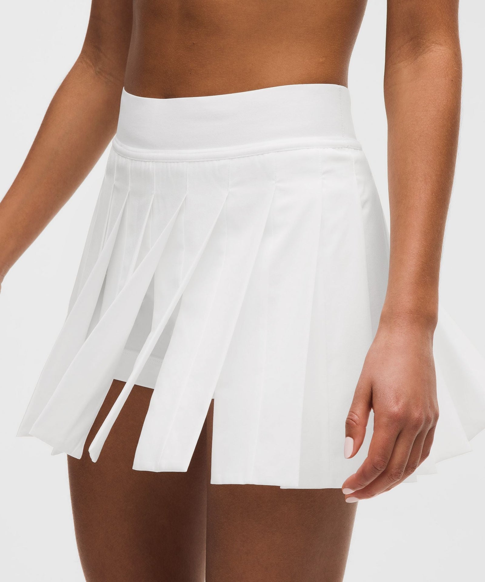 Lululemon Peek-A-Boo Pleat Mid-Rise Tennis Skirt