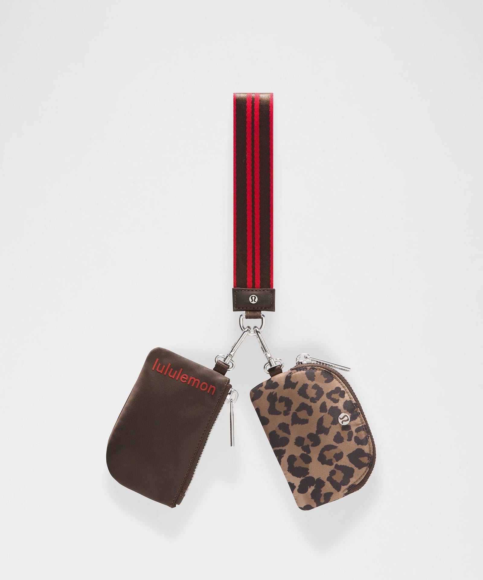 Lululemon Dual Pouch Wristlet *Leopard