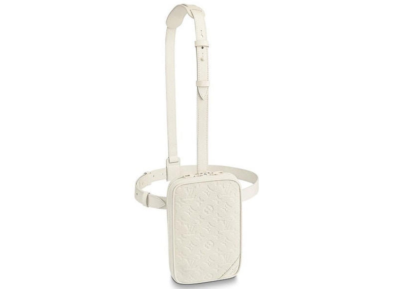 Louis Vuitton Utility Side Bag Monogram Powder White