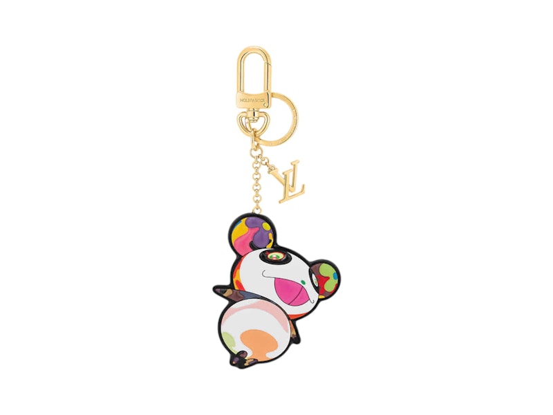 Louis Vuitton x Takashi Murakami Superflat Panda Key Holder Multicolor