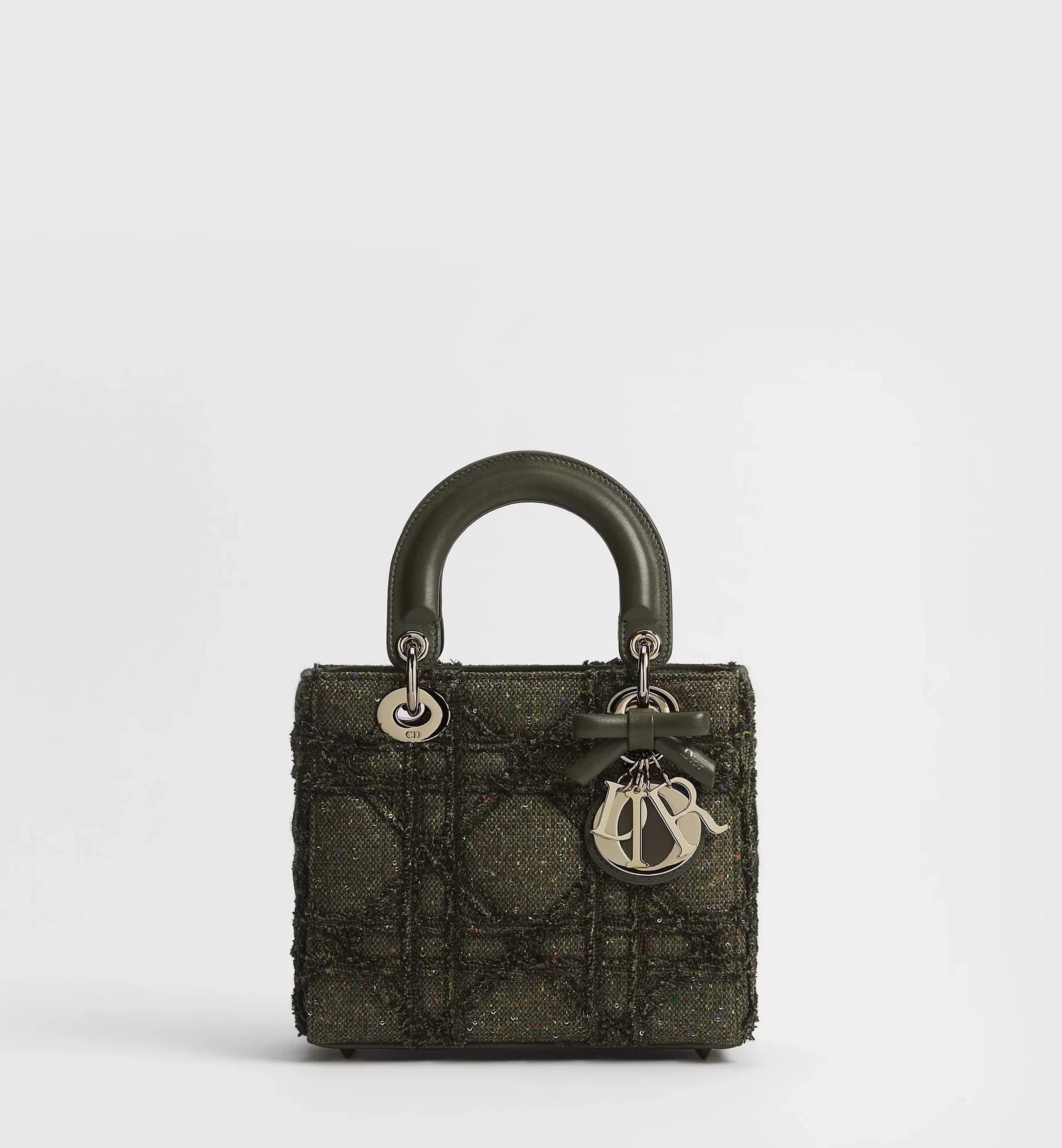 Small Lady Dior bag with shoulder strap