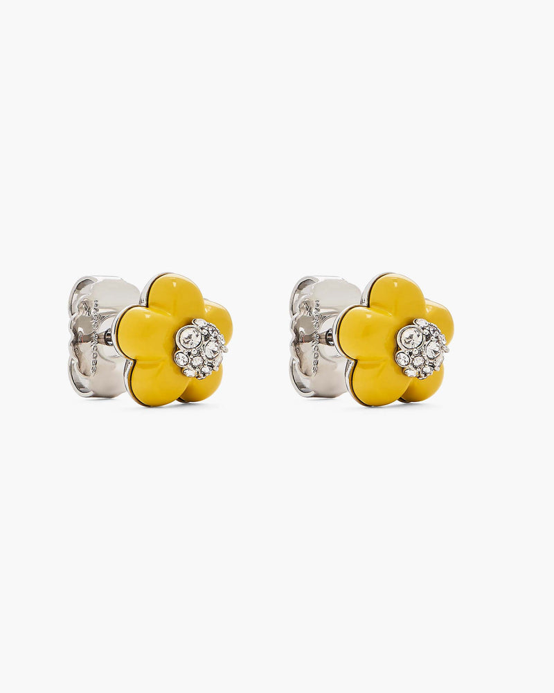 Marc Jacobs Marc Jacobs The Daisy Stud Earrings Silver/Daisy Yellow Silver/daisy Yellow