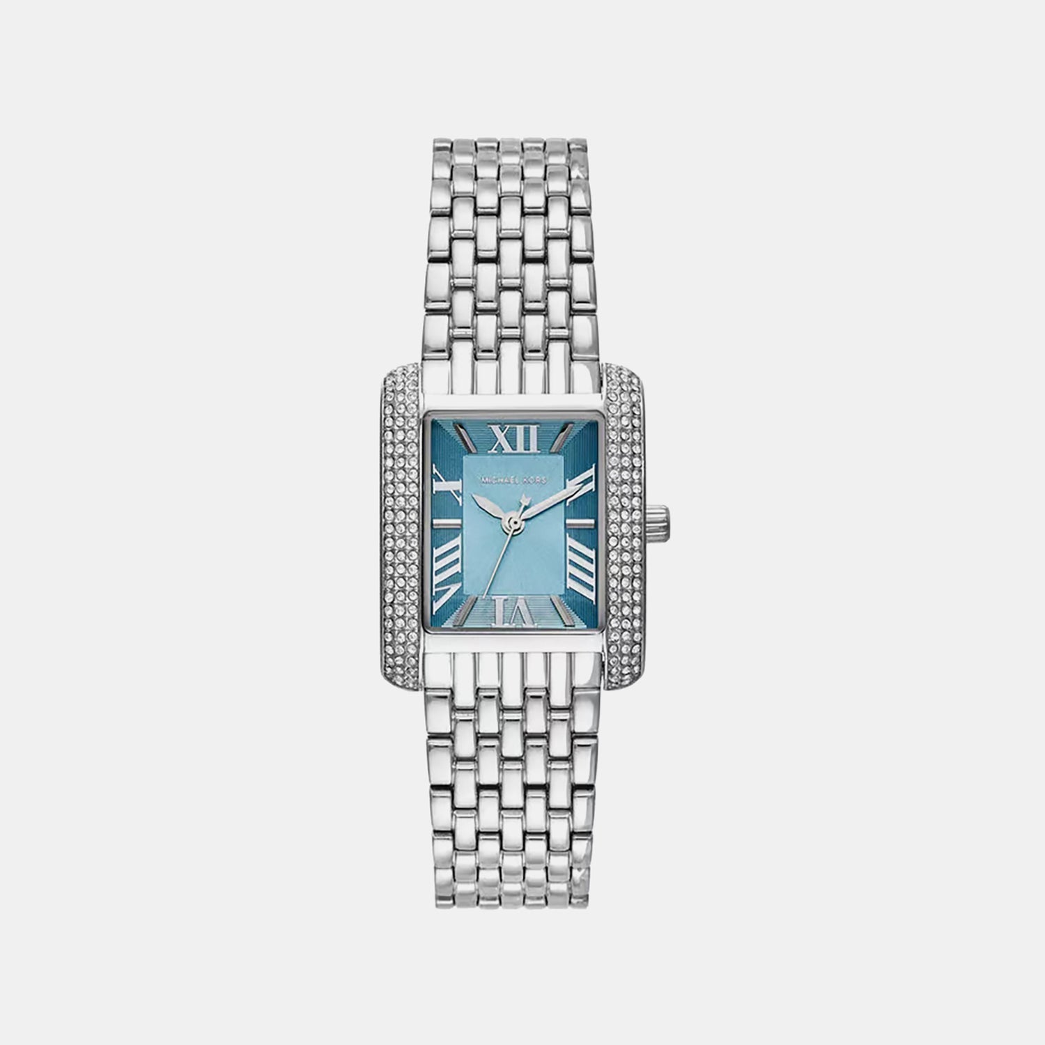 Michael Kors Emery Women Quartz Blue Dial Analog Stainless Steel Watch Mk4829
