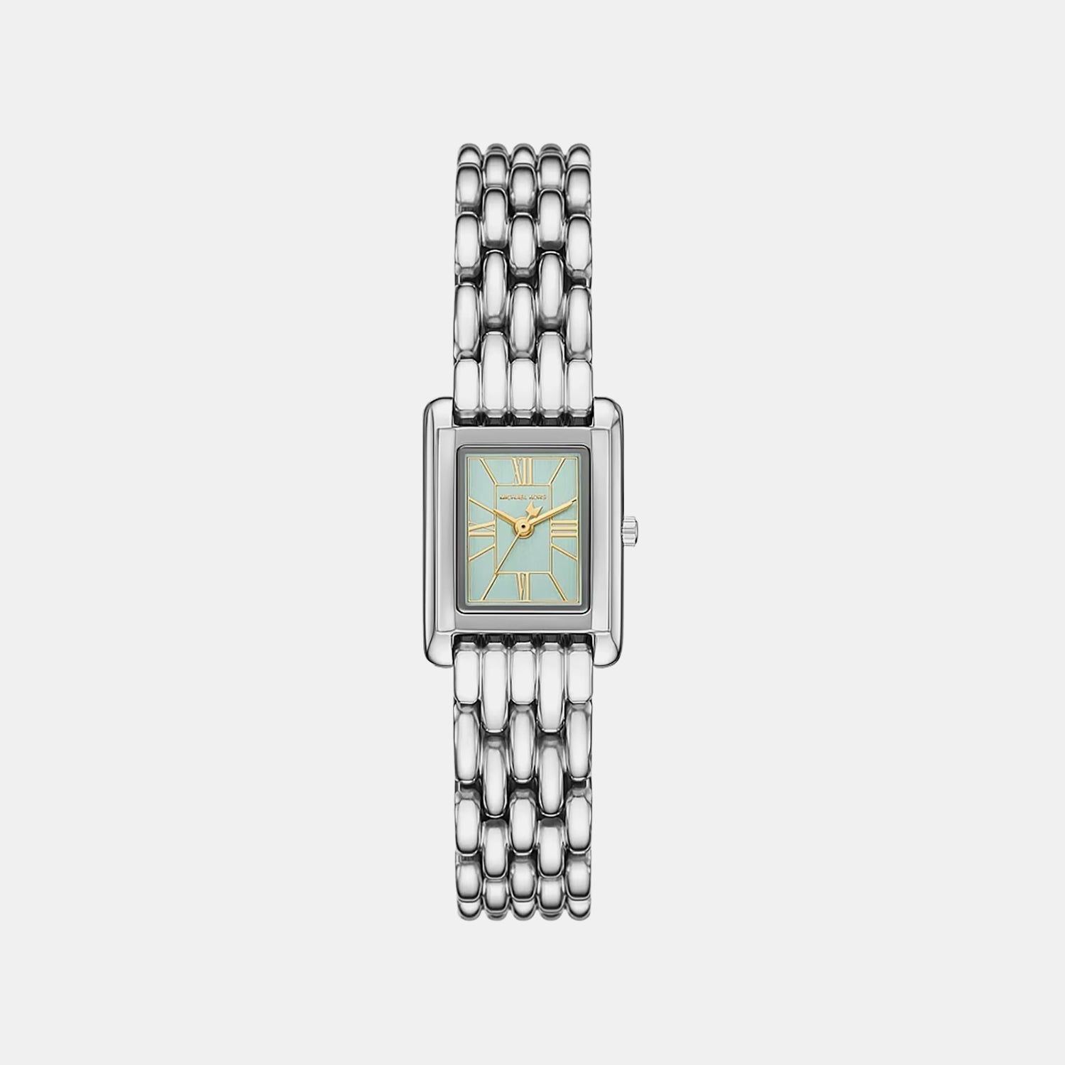 Michael Kors Petite Essex Women Quartz Blue Dial Analog Stainless Steel Watch Mk7611