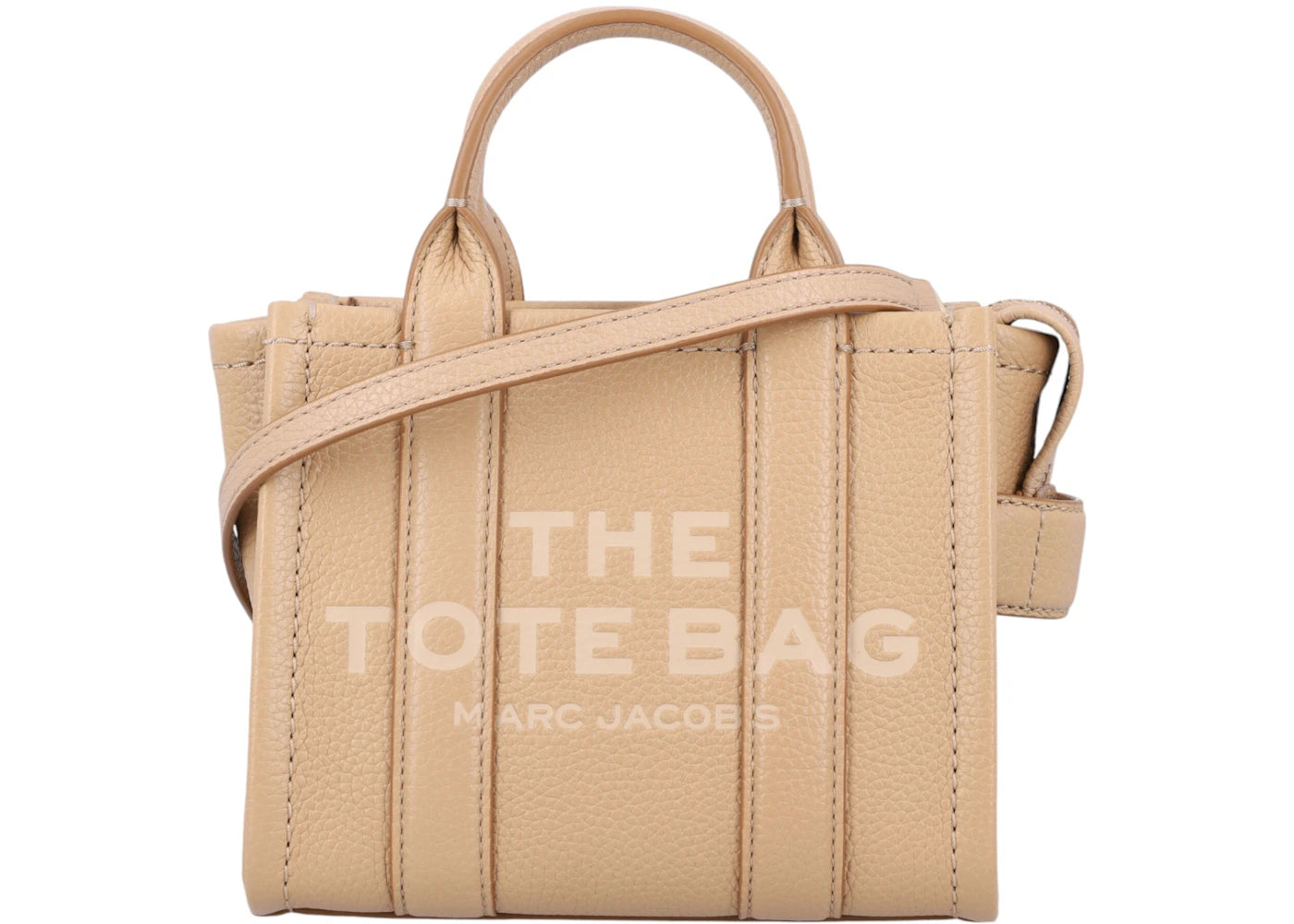 Marc Jacobs The Crossbody Mini Tote Leather Camel
