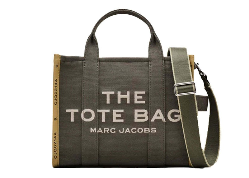 Marc Jacobs The Jacquard Medium Tote Bag Bronze Green