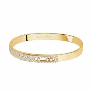 Messika Move Noa Pave 06371-YG Yellow Gold Diamond Bracelet