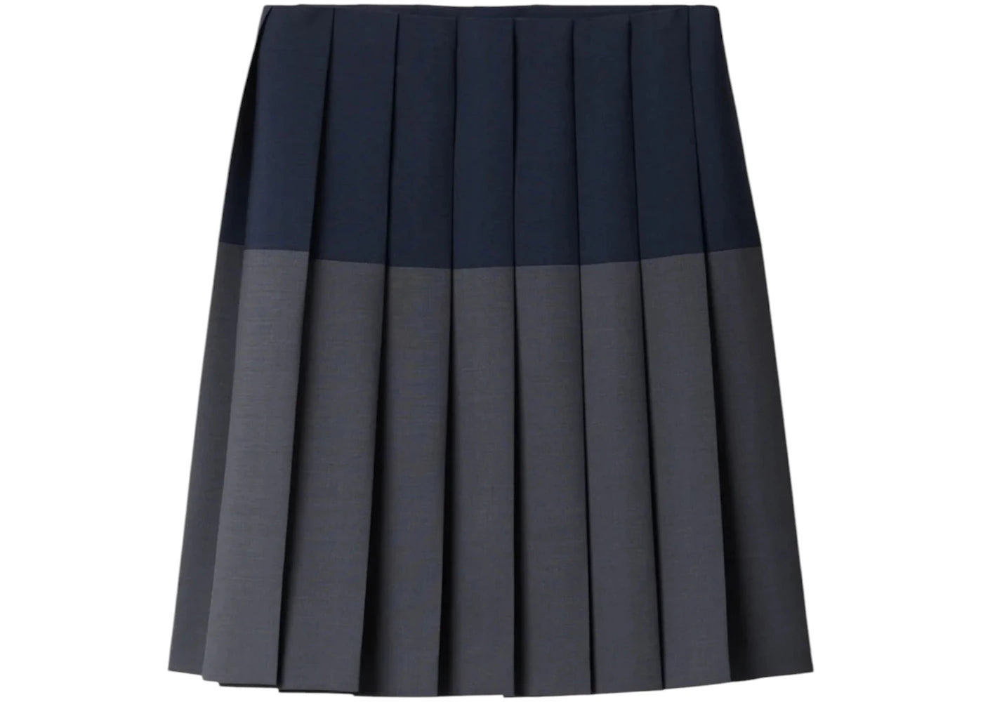 Miu Miu Kid Mohair Skirt Hematite/Navy