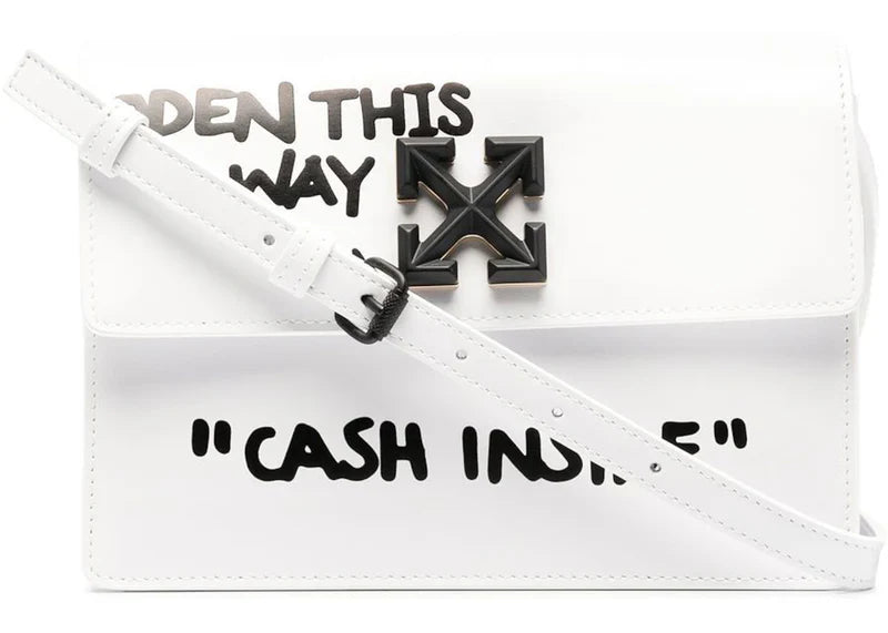 Off-White Cash Inside Ss22 Jitney Bag White/Black