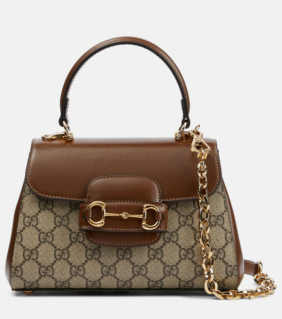 Gucci - Horsebit 1955 Mini leather tote bag