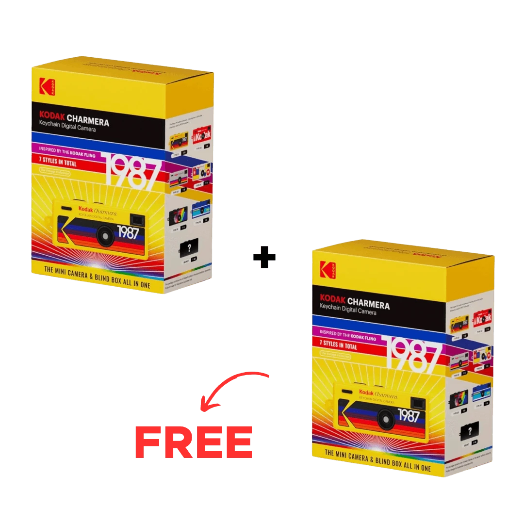 BUY 1 GET 1 FREE - Kodak Charmera Keychain Digital Camera Blind Box Collection