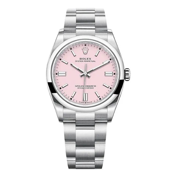 Rolex Oyster Perpetual 277200-004 Candy Pink Index Dial 31Mm Stainless Steel Oyster Bracelet Ladies Watch
