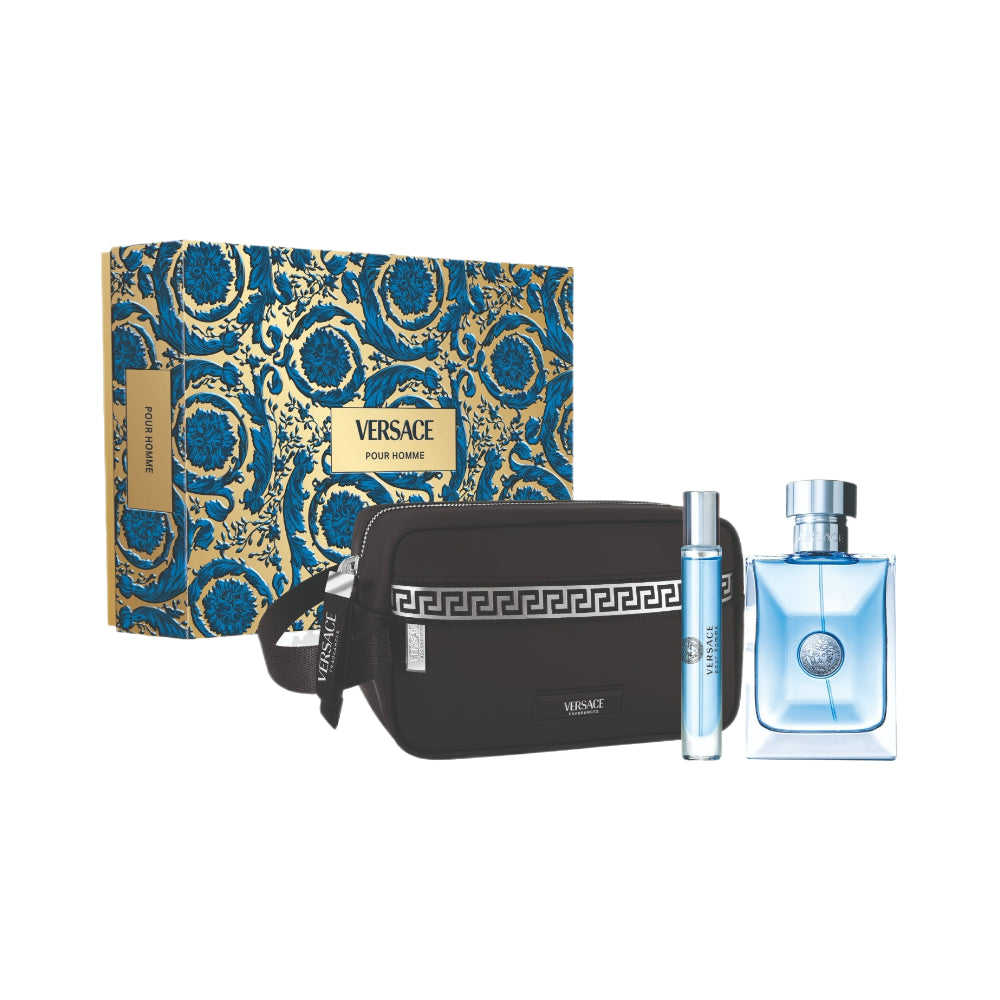 Versace Pour Homme 3 Piece 100ml Eau De Toilette