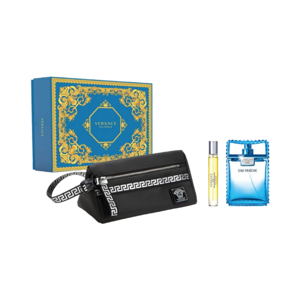 Versace Man Eau Fraiche 3 Piece 100 ml Eau De Toilette
