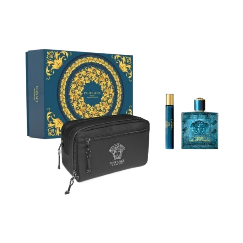Versace Eros 3 Piece 100ml Eau De Toilette