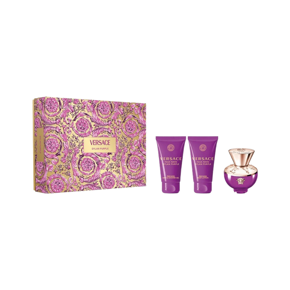 Versace Dylan Purple Pour Femme 3 Piece 50 ml Eau De Parfum
