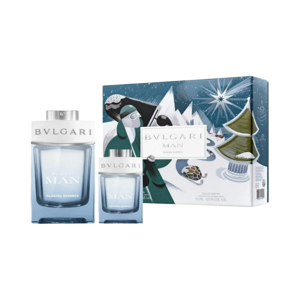 Bvlgari Man Glacial 2 Piece 100ml Eau de Parfum