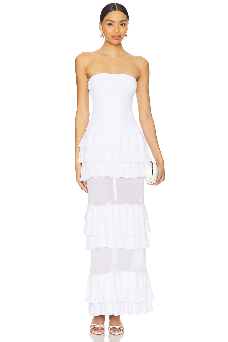 superdown Lorenza Maxi Dress in White