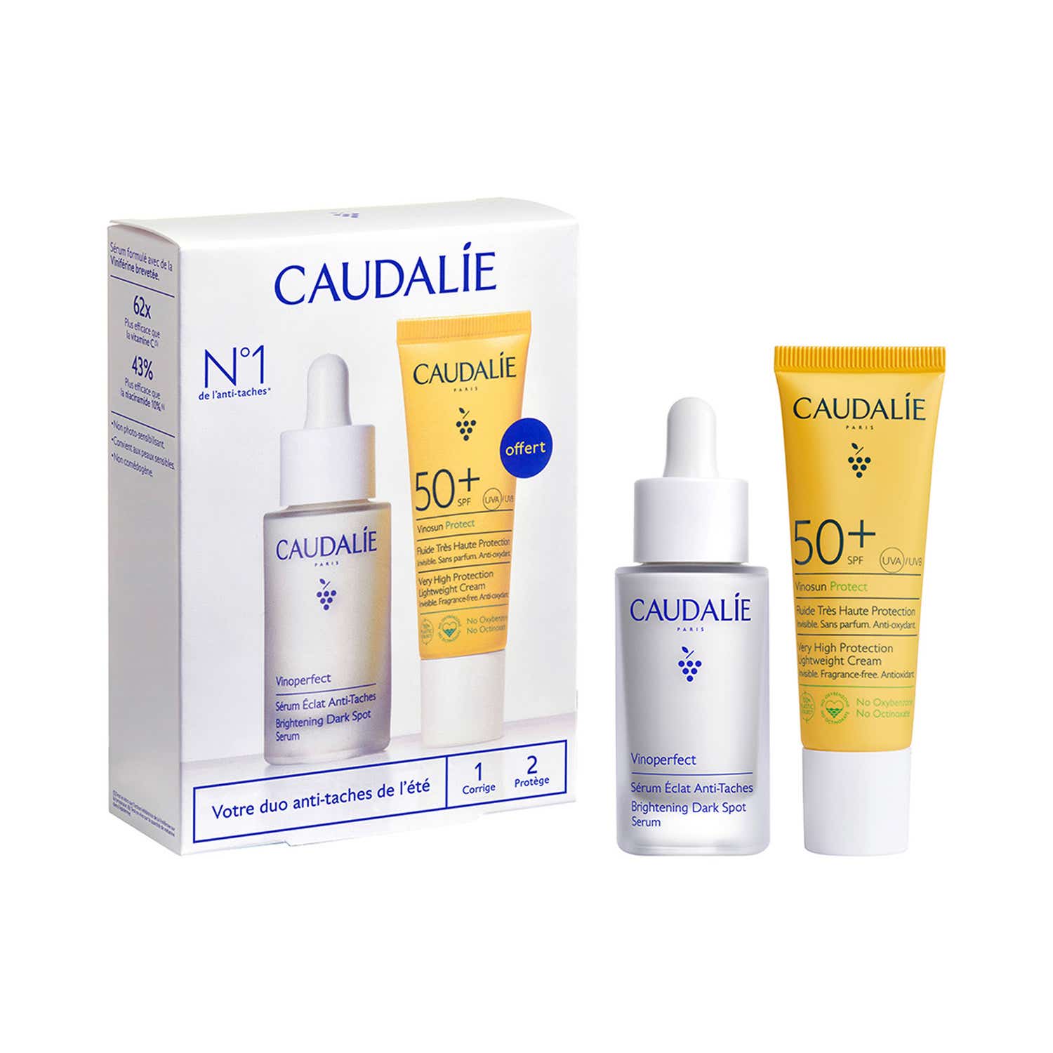 Caudalie Vinoperfect Serum and Suncare Set (2 pcs) - Caudalie