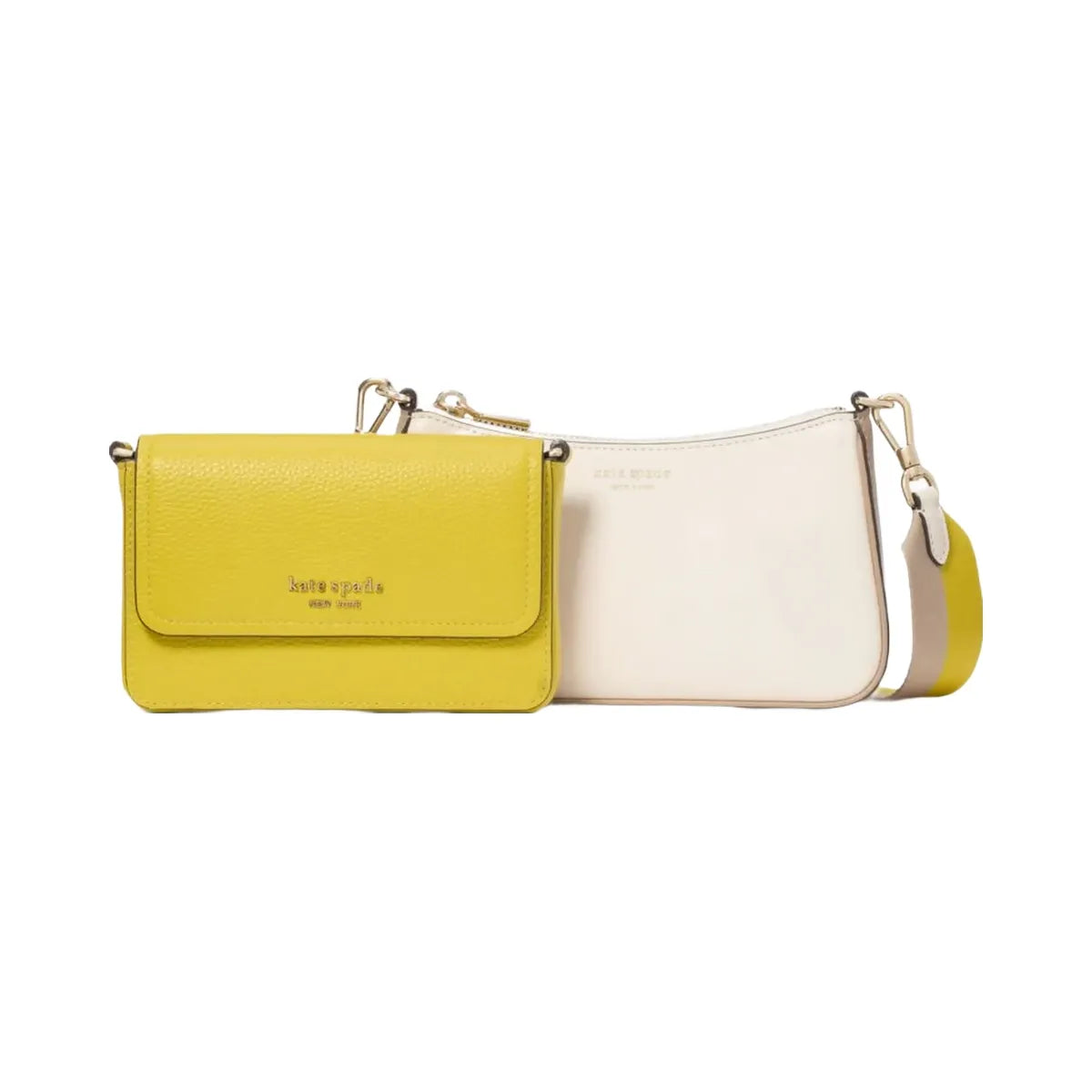 Kate Spade Double Up Colorblocked Crossbody Tigers Eye Multi