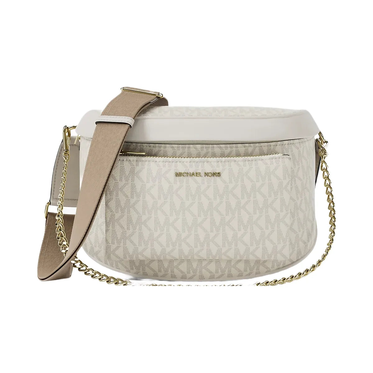 Michael Kors Slater Medium Signature Logo Sling Pack Lt Crm Multi