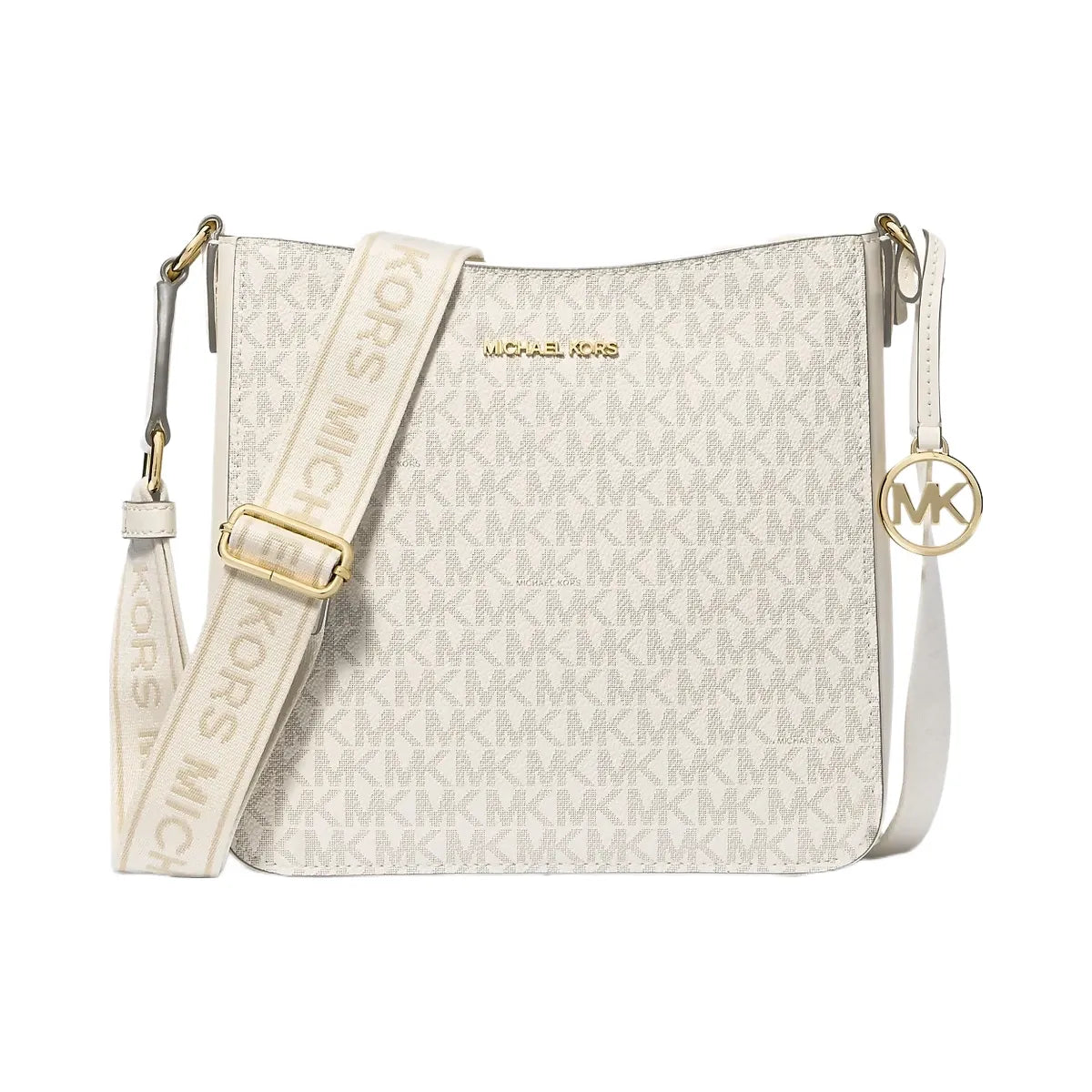 Michael Kors Jet Set Travel Small Signature Logo Messenger Bag Lt Crm Multi