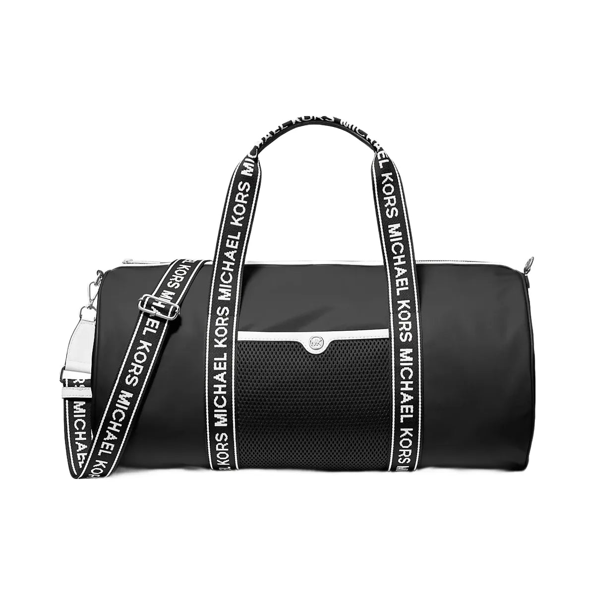 Michael Kors Jet Set Large Nylon Duffel Bag Black