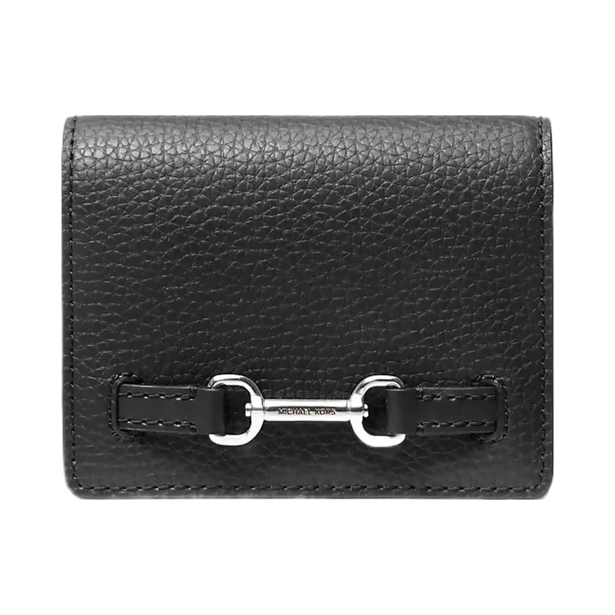 Michael Kors Carson Small Pebbled Leather Wallet Black